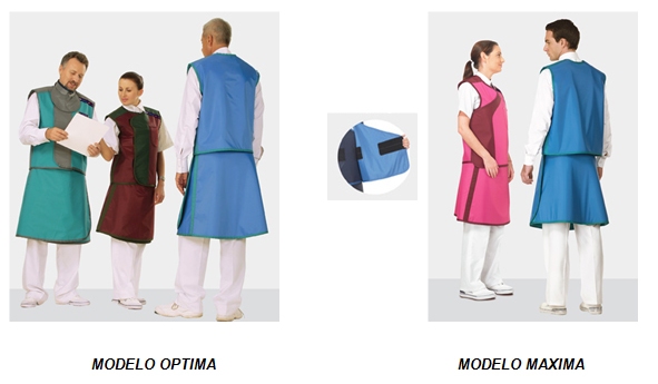 Medxray - Avental Saia e Colete, modelo "Skirt&Vest"